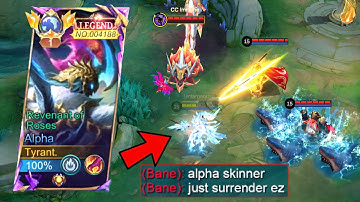 ALPHA BEST WAY TO DEAL AGAINST AGGRESSIVE META HERO | ALPHA BROKEN GUIDE - MLBB