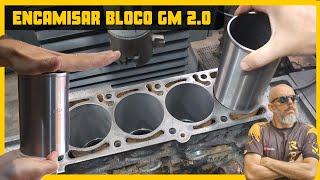 ENCAMISAR BLOCO ASTRA 2.0 ... GM 2.0 NA RETÍFICA!!! BLOCO DO MOTOR ASTRA, VECTRA, MONZA...