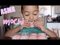 Asmr mochi soft loud chewy eating sounds