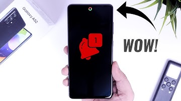 Samsung Galaxy A52 - Enable LED Notification Light | Most Useful Feature