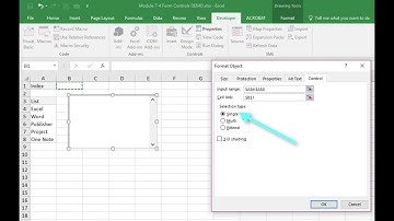 7-3 Free Excel Dashboard Course | Form Controls Demo | Jordan Goldmeier