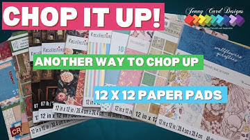 Chop it Up! You’ll NEVER Believe What This 12x12 Paper Pad Becomes! 😲