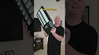 HYKOONT Solar Outdoor Street Lights Dusk to Dawn Auto