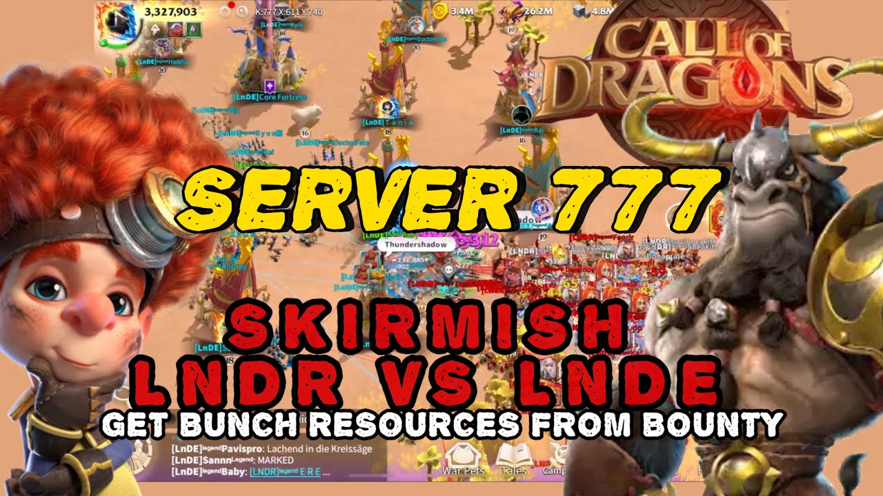 SKIRMISH SERVER 777‼️TIPS HOW TO GET RESOURCES IN NEW SERVER‼️CALL OF ...