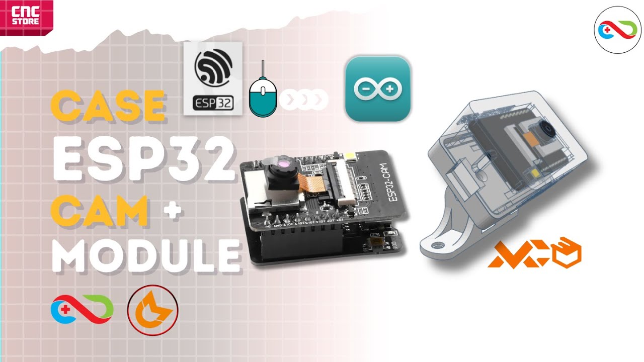 CASE ESP32 CAM + MODULE Terbaik, rapih, mudah, dan kuat, - YouTube
