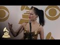 Imelda May backstage at the 52nd GRAMMYs | GRAMMYs