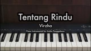 Tentang Rindu - Virzha | Piano Karaoke by Andre Panggabean