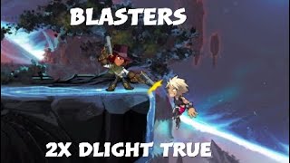 Blasters Double D-light: Off-Edge True Combos