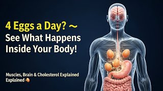 What Happens to Your Body If You Eat 4 Eggs Every Day? | 3D Medical Animation Explained