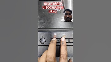 how to Epson printer L1800 L1300 Red light biking problem solved #epson #service #aloknirmal