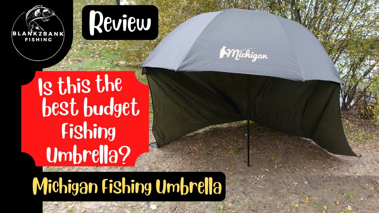 Best Budget Fishing Umbrella for less than £30! Review of Michigan