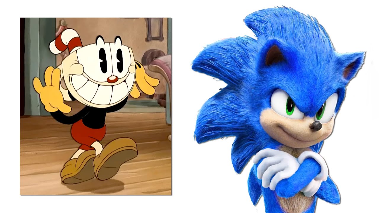 Cuphead Show Characters and their favorite SONIC CHARACTER 