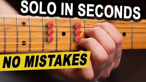 Pentatonic Box Shape Checklist (Solo in Seconds - NO Mistakes)