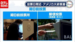 【アメリカ大統領選】「期日前投票」が混乱をまねく？（2020年10月30日放送『the SOCIAL』より）