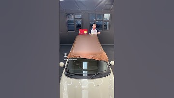 Wrapping a car roof #wrap #car #wrappedcar #satisfying #satisfyingvideo #wrapping