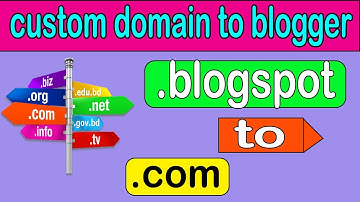 How to add custom domain to blogger|Add top level domain in blogger| blogspot to dot com|Blogger