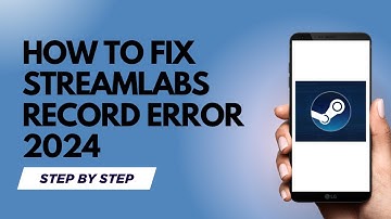 HOW TO FIX STREAMLABS RECORD ERROR 2024 | STEP BY STEP TUTORIAL | BEGINNERS GUIDE