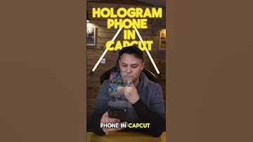 Create a Hologram phone in CapCut 📱🌟 #hologram #capcuttips