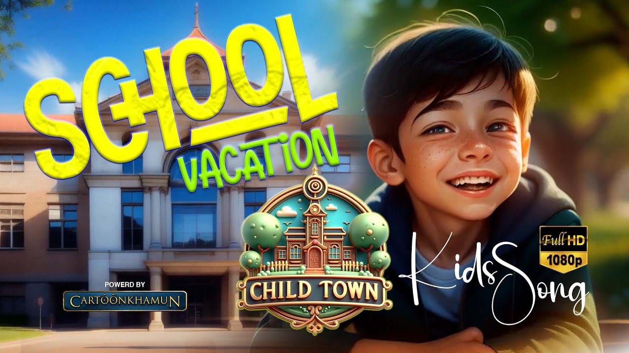 School vacation kidssong cartoon schoolvacation cartoonsong 