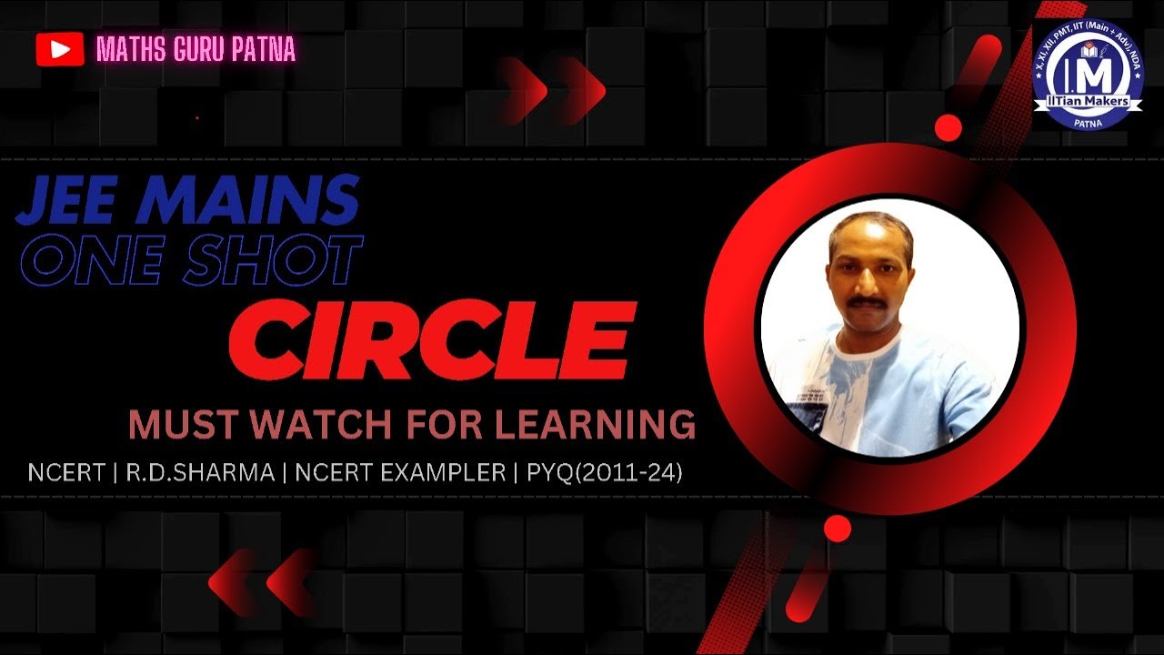 Equation of Circle in Parametric Form by Upkar kumar (U - kumar) Sir ...