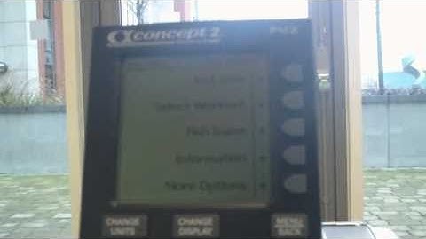 Concept2 Rower - Changing the Console Batteries.wmv