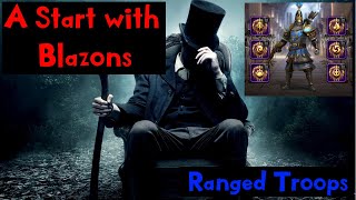 Evony - A Start with Blazons - RANGED #evony #evonythekingsreturn