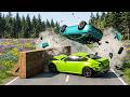 Realistic Big Bump Vs Car Crash Challenge in BeamNg Drive | BeamNg Car Crash Gameplay