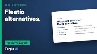 Fleetio Alternatives for Heavy Equipment in 2026 Fleetio Alternatives for Heavy Equipment in 2026