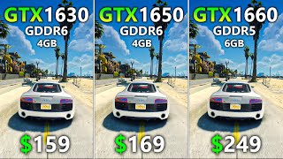 GTX 1630 vs GTX 1650 vs GTX 1660 - Test in 9 Games