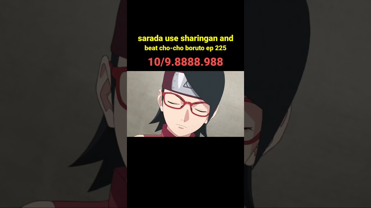 sarada vs cho-cho 