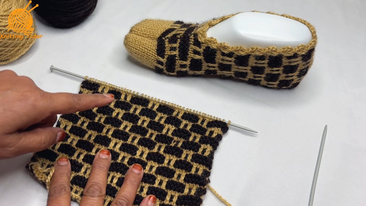 650- अंगूठे वाली जुराब बनाये 🤍 Wonderful Thumb Socks Knitting for Ladies | Check Design Socks