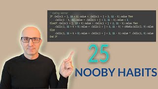 25 Nooby VBA Habits You Need to Ditch Right Now by Excel Macro Mastery 19,465 views 4 months ago 8 minutes, 42 seconds