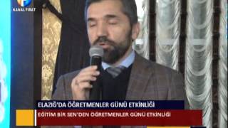 KANAL FIRAT (  ELAZIĞ' DA ÖĞRETEMENLER GÜNÜ ETKİNLİĞİ )