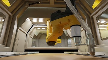 Industrial Robot - Conveyor Product Animation