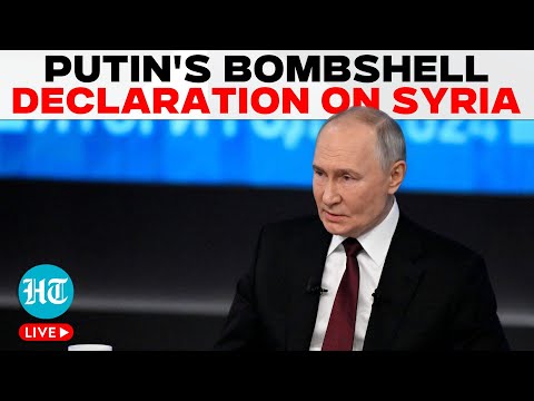 Putin on Syria LIVE: Russian President Vladimir Putin Speech Live | Syria War News | Assad