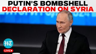 Putin on Syria LIVE: Russian President Vladimir Putin Speech Live | Syria War News | Assad | HTS