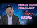 ҚОБИЛ ҚОРИ ДОМЛАДАН ТИЛ ОФАТИ.