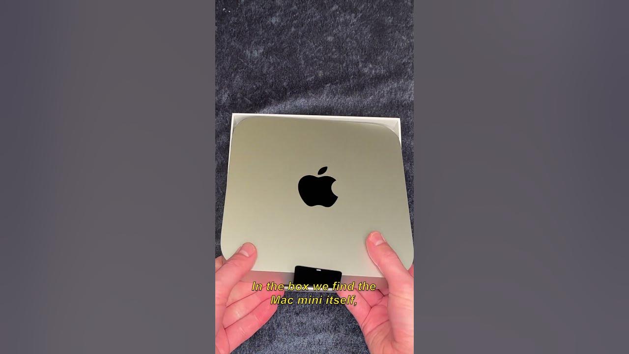 NEW VIDEO EDITING MAC! Mac mini M2 unboxing shorts YouTube
