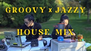 Groovy & Jazzy House Mix丨Chilling on Park Grassland with Hot Tea丨20231028丨LANG DJ SET