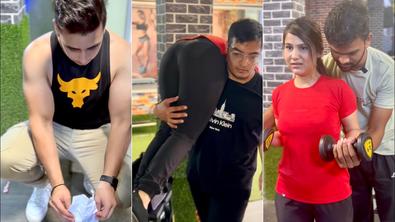 Gym mei akeli ladki ka uthaya fayda || AASHIV MIDHA