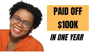 How I paid off $100k+ in student loans in less than ONE year | Student loan debt