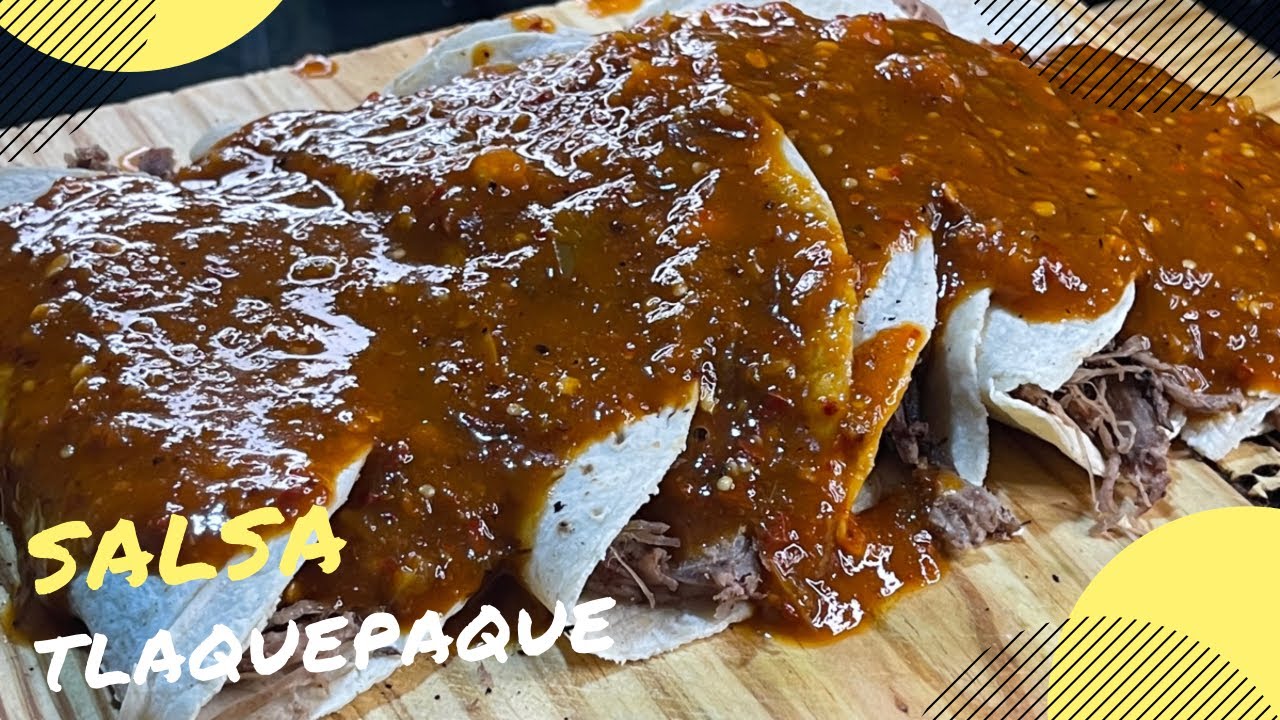 Como hacer Salsa Tlaquepaque / Con el sello de la casa / Tacos estilo