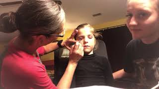 Recital makeup for girls