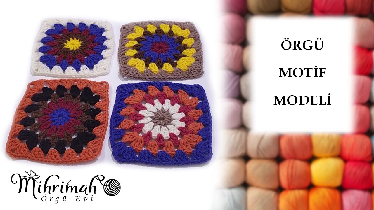 Örgü Motif Modeli / Motif Yapımı / Hırka Motifi Yapımı