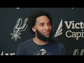 Julian Champagnie on Spurs Playing At Home for Game 3 and 4