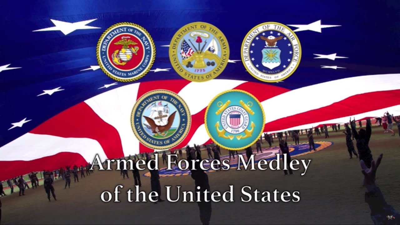 United States Armed Forces Medley - Us Military Songs - Youtube