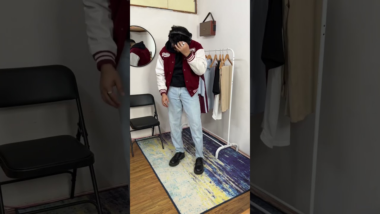 3 Varsity Jacket Look | Varsity Jacket #varsitybasketball #varsityjacket #varsity #jacket