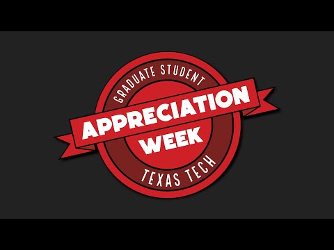 Video Graduate Student Appreciation Week 2022 - youtube