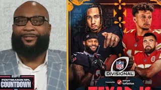 NFL Countdown | "CJ Stroud can't handle the Chiefs!" - Swagu: Mahomes will easily dominate Texans