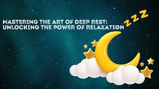 Mastering the Art of Deep Rest: Unlocking the Power of Relaxation